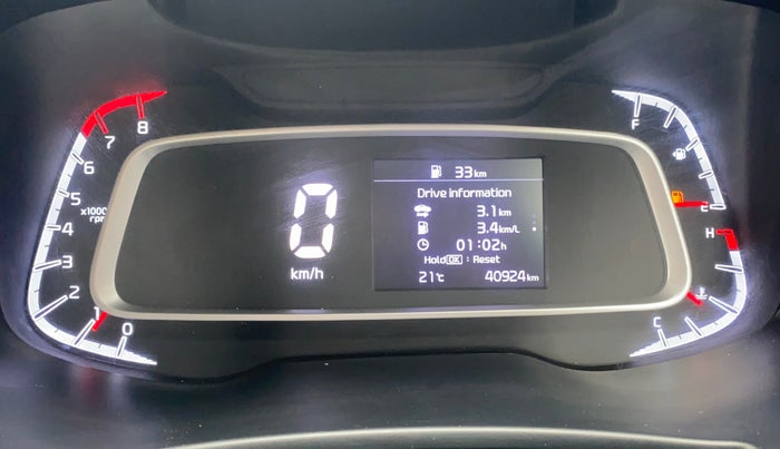 2020 KIA SONET HTK PLUS 1.2, Petrol, Manual, 40,878 km, Odometer Image