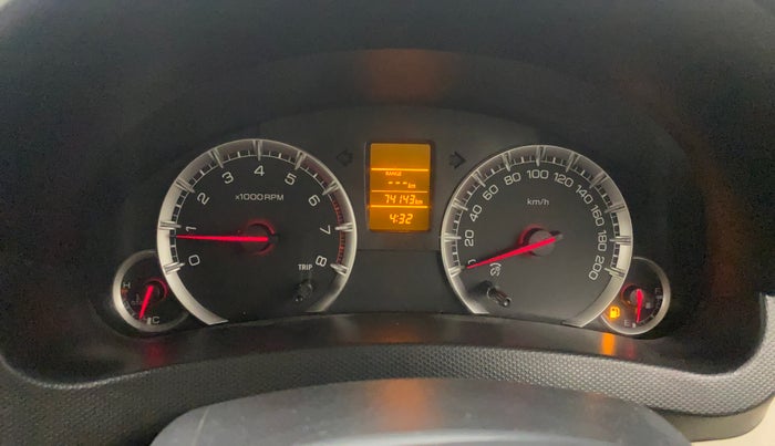 2017 Maruti Swift Dzire VXI, Petrol, Manual, 74,134 km, Odometer Image