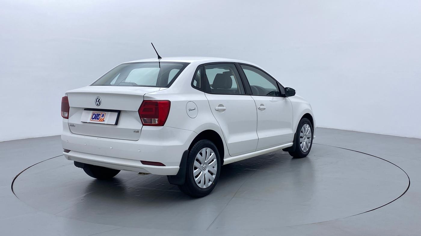 2016 Volkswagen Ameo COMFORTLINE 1.5, Diesel, Manual, 64,343 km, Right Back Diagonal