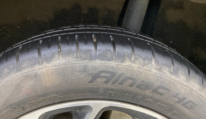 2021 Toyota Glanza G CVT, Petrol, Automatic, 13,621 km, Left Rear Tyre Tread