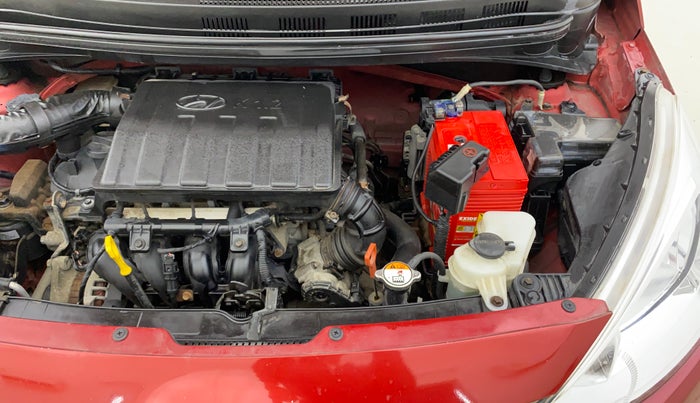 2017 Hyundai Grand i10 SPORTZ (O) AT 1.2 KAPPA VTVT, Petrol, Automatic, 9,340 km, Engine View - Left