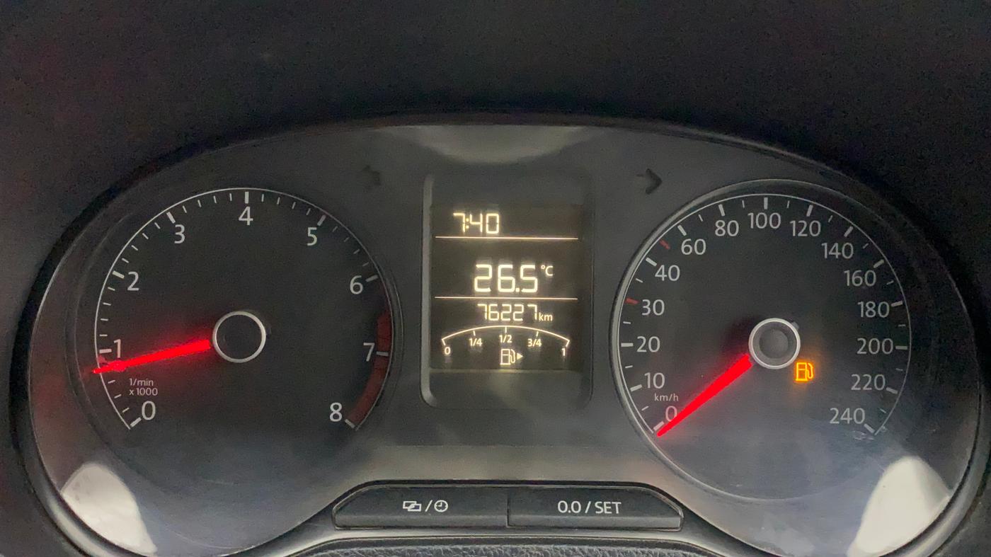2017 Volkswagen Polo TRENDLINE 1.2L PETROL, Petrol, Manual, 76,253 km, Odometer Image