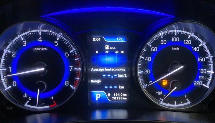 2021 Maruti Baleno ZETA CVT PETROL 1.2, Petrol, Automatic, 70,187 km, Odometer Image