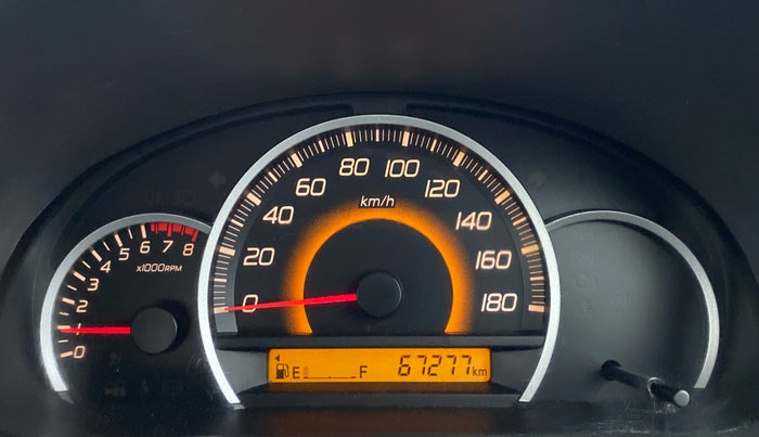 2012 Maruti Wagon R 1.0 VXI, Petrol, Manual, 67,318 km, Odometer Image