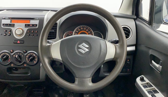 2011 Maruti Wagon R 1.0 VXI, Petrol, Manual, 69,138 km, Steering Wheel Close Up