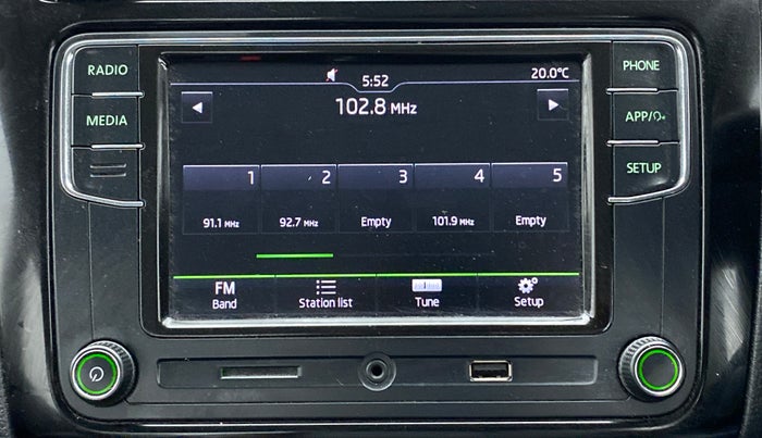 2021 Skoda Rapid 1.0 AMBITION TSI MT, Petrol, Manual, 17,006 km, Infotainment System