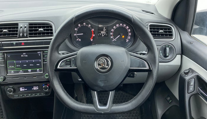 2021 Skoda Rapid 1.0 AMBITION TSI MT, Petrol, Manual, 17,006 km, Steering Wheel Close Up