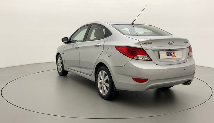 2011 Hyundai Verna FLUIDIC 1.6 VTVT SX OPT AT, Petrol, Automatic, 74,799 km, Left Back Diagonal