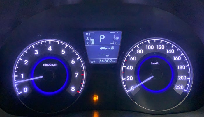 2011 Hyundai Verna FLUIDIC 1.6 VTVT SX OPT AT, Petrol, Automatic, 74,799 km, Odometer Image