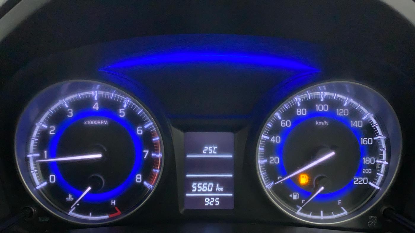 2017 Maruti Baleno DELTA PETROL 1.2, Petrol, Manual, 55,600 km, Odometer Image