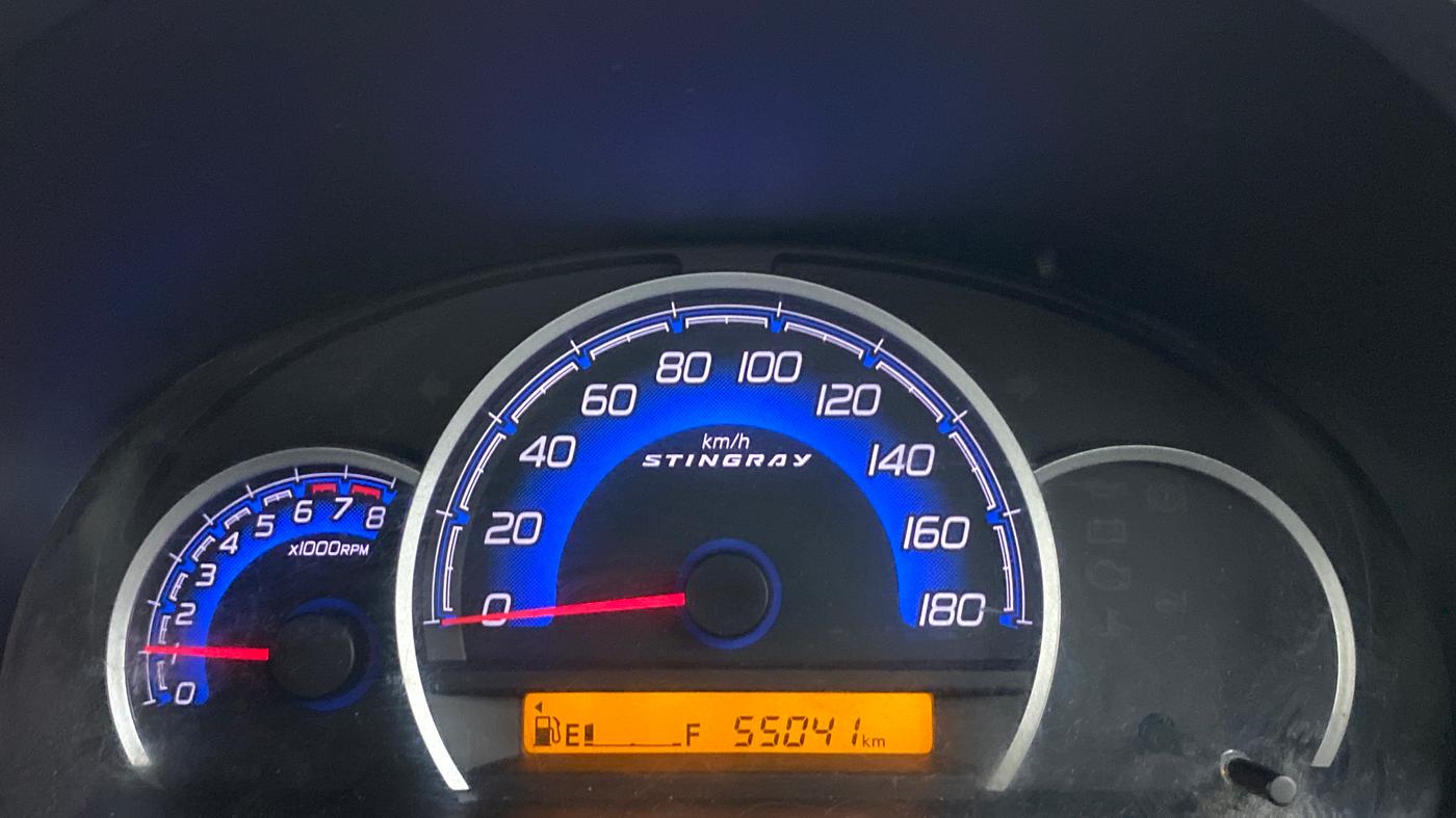 2013 Maruti Wagon R Stingray VXI, Petrol, Manual, 55,229 km, Odometer Image