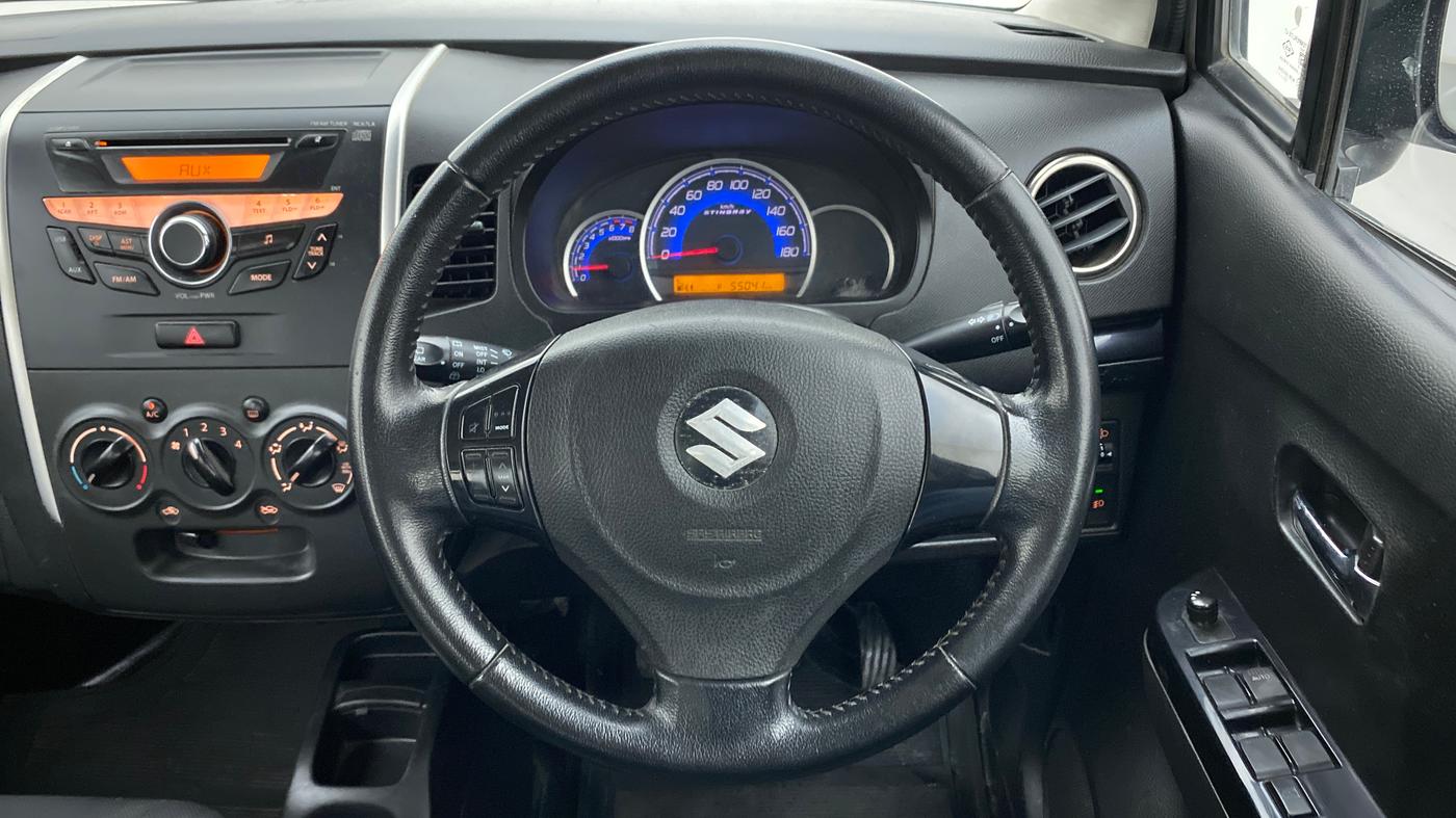 2013 Maruti Wagon R Stingray VXI, Petrol, Manual, 55,229 km, Steering Wheel Close Up
