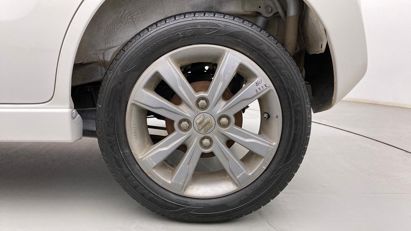 2013 Maruti Wagon R Stingray VXI, Petrol, Manual, 55,229 km, Left Rear Wheel
