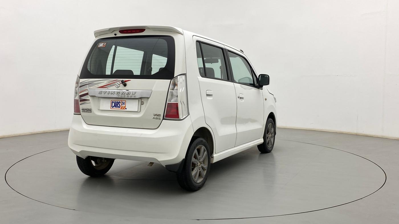 2013 Maruti Wagon R Stingray VXI, Petrol, Manual, 55,229 km, Right Back Diagonal
