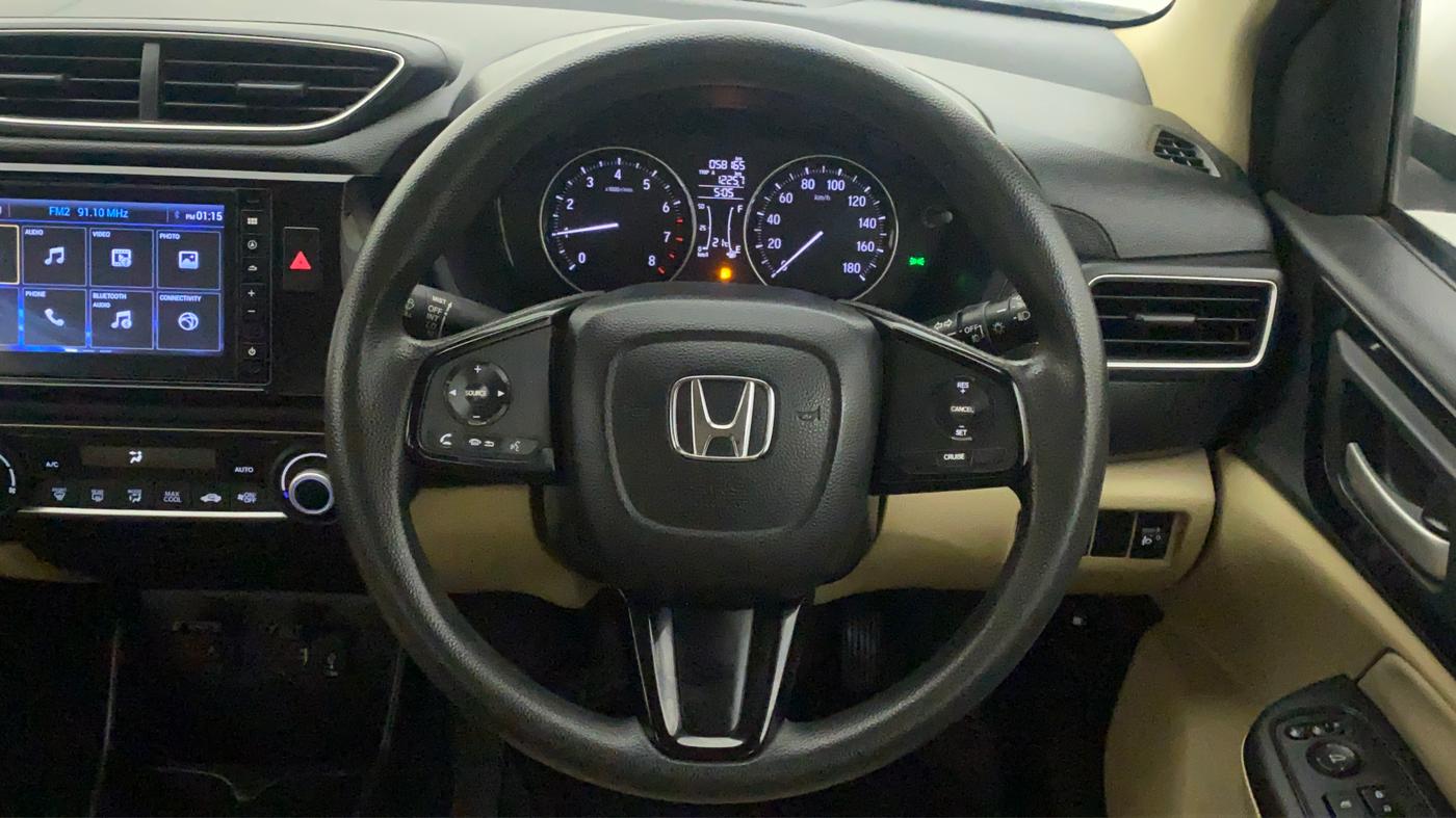 2018 Honda Amaze 1.2L I-VTEC VX, Petrol, Manual, 58,121 km, Steering Wheel Close Up