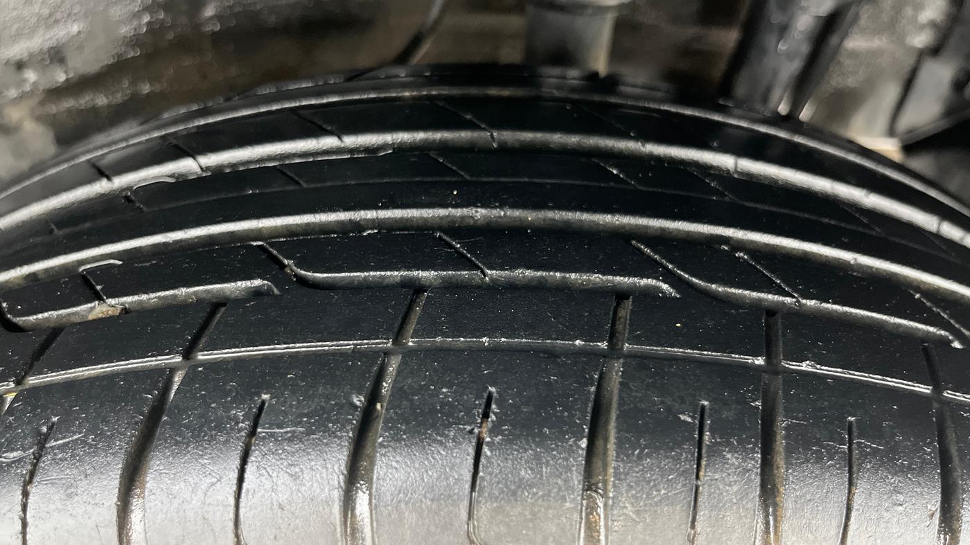 2022 Tata NEXON XZ PLUS PETROL, Petrol, Manual, 26,541 km, Left Rear Tyre Tread
