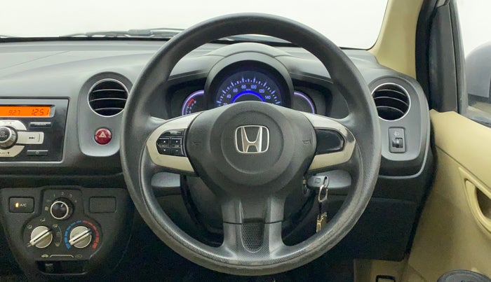 2015 Honda Amaze 1.2L I-VTEC S, Petrol, Manual, 55,110 km, Steering Wheel Close Up