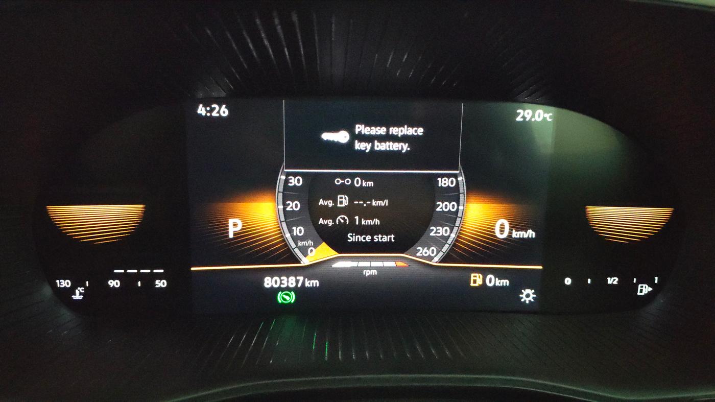 2023 Skoda SLAVIA STYLE 1.0L TSI AT, Petrol, Automatic, 80,387 km, Odometer Image