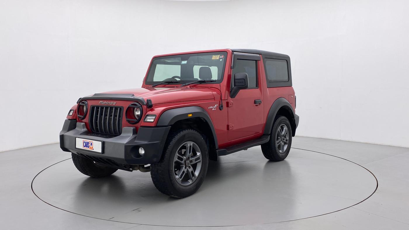 2021 Mahindra Thar LX HT PETROL 4WD MT, Petrol, Manual, 9,538 km, Left Front Diagonal