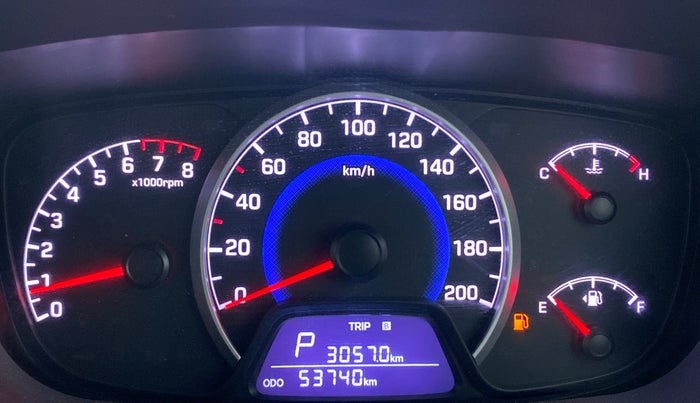 2017 Hyundai Grand i10 SPORTZ (O) AT 1.2 KAPPA VTVT, Petrol, Automatic, 53,867 km, Odometer Image