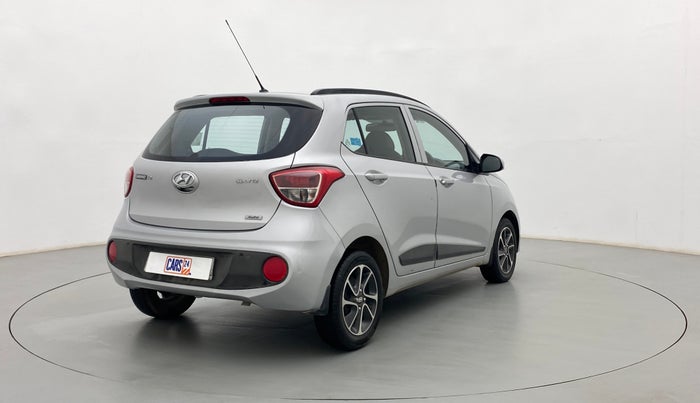 2017 Hyundai Grand i10 SPORTZ (O) AT 1.2 KAPPA VTVT, Petrol, Automatic, 53,867 km, Right Back Diagonal