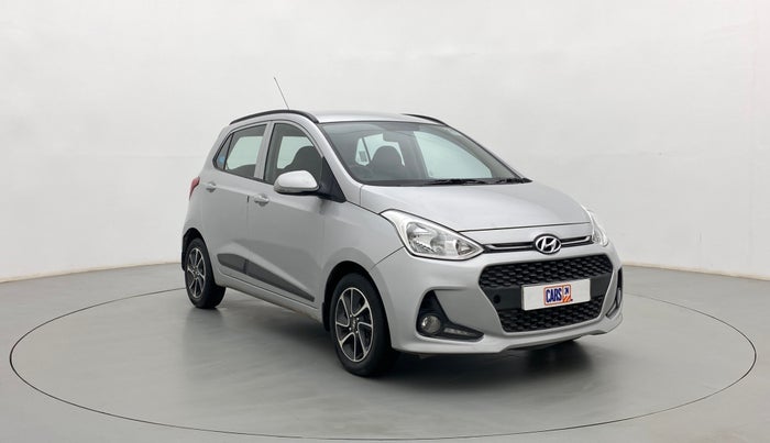 2017 Hyundai Grand i10 SPORTZ (O) AT 1.2 KAPPA VTVT, Petrol, Automatic, 53,867 km, Right Front Diagonal