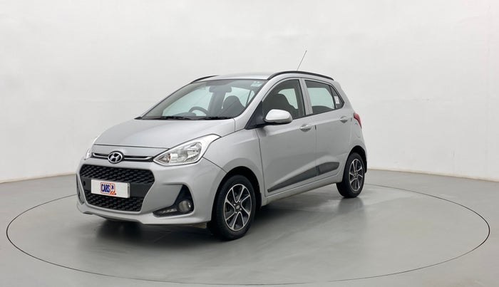 2017 Hyundai Grand i10 SPORTZ (O) AT 1.2 KAPPA VTVT, Petrol, Automatic, 53,867 km, Left Front Diagonal