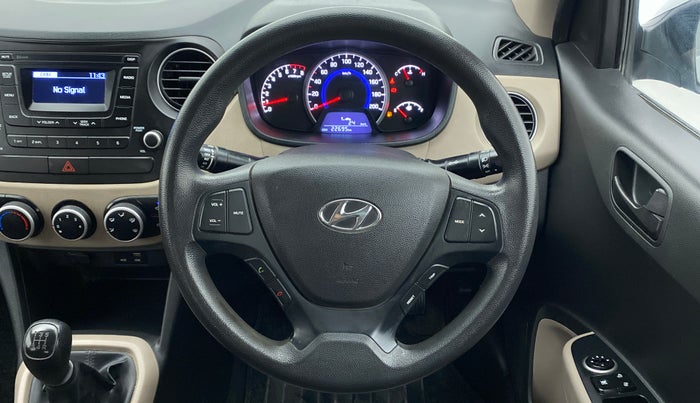2019 Hyundai Grand i10 MAGNA 1.2 KAPPA VTVT, Petrol, Manual, 22,695 km, Steering Wheel Close Up