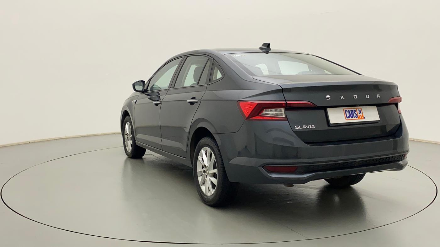 2022 Skoda SLAVIA AMBITION 1.0L TSI AT, Petrol, Automatic, 11,332 km, Left Back Diagonal