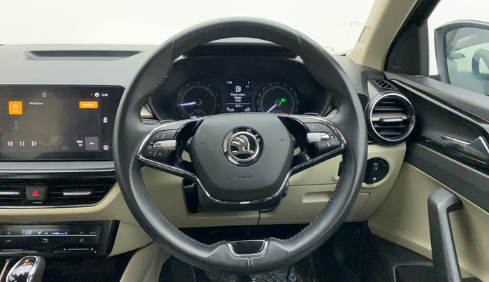2022 Skoda SLAVIA AMBITION 1.0L TSI AT, Petrol, Automatic, 11,332 km, Steering Wheel Close Up
