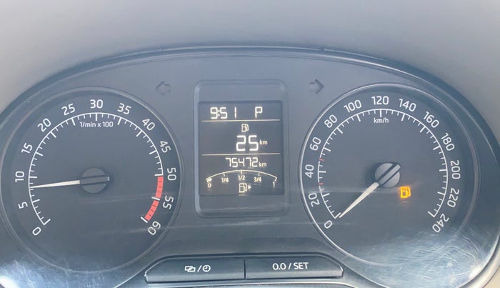 2015 Skoda Rapid 1.5 TDI CR ELEGANCE AT, Diesel, Automatic, 75,430 km, Odometer Image