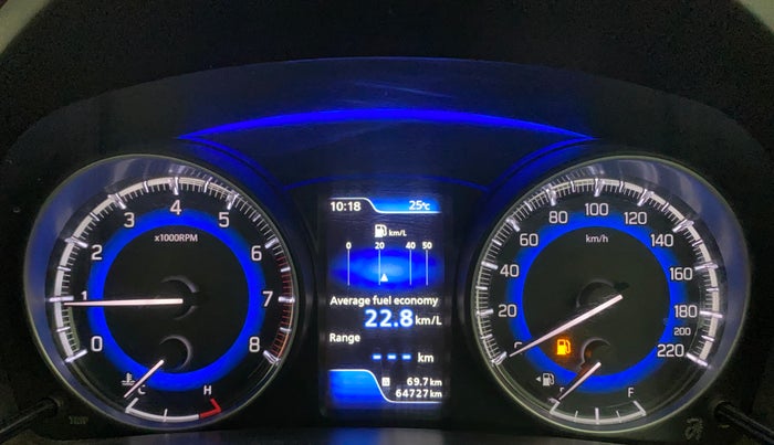 2018 Maruti Baleno ZETA PETROL 1.2, Petrol, Manual, 64,855 km, Odometer Image