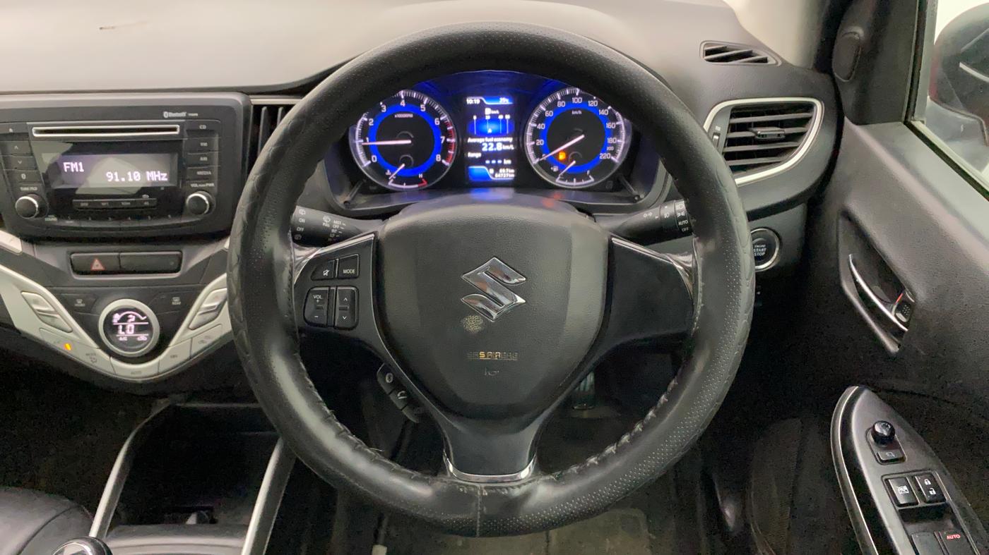 2018 Maruti Baleno ZETA PETROL 1.2, CNG, Manual, 64,855 km, Steering Wheel Close Up