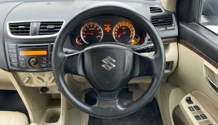 2014 Maruti Swift Dzire VXI, Petrol, Manual, 1,01,543 km, Steering Wheel Close Up