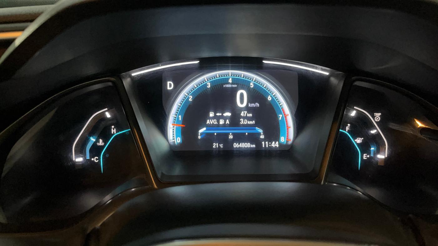 2019 Honda Civic 1.8L I-VTEC ZX CVT, Petrol, Automatic, 65,570 km, Odometer Image