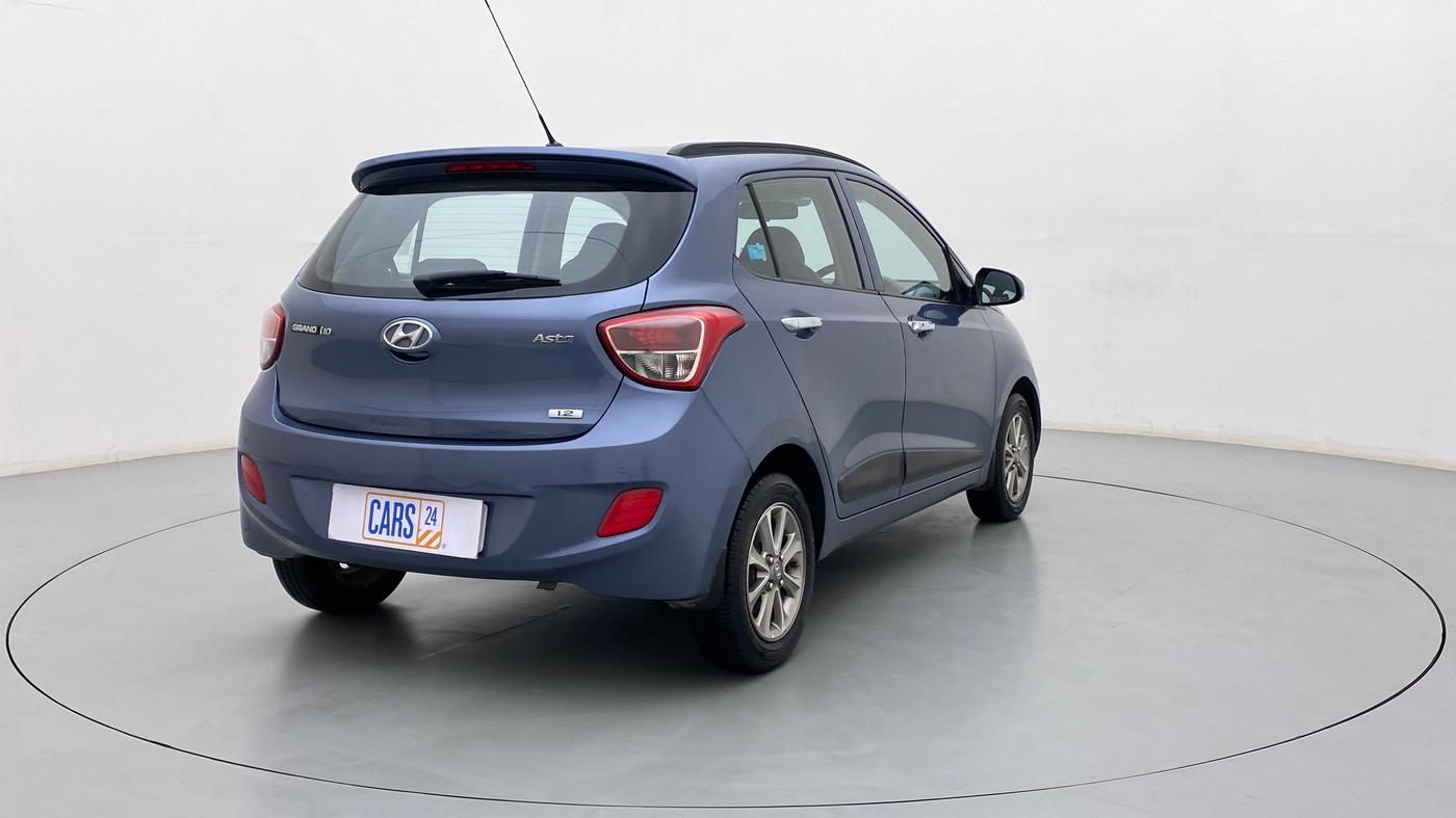 2015 Hyundai Grand i10 ASTA (O) 1.2 KAPPA VTVT, Petrol, Manual, 45,901 km, Right Back Diagonal
