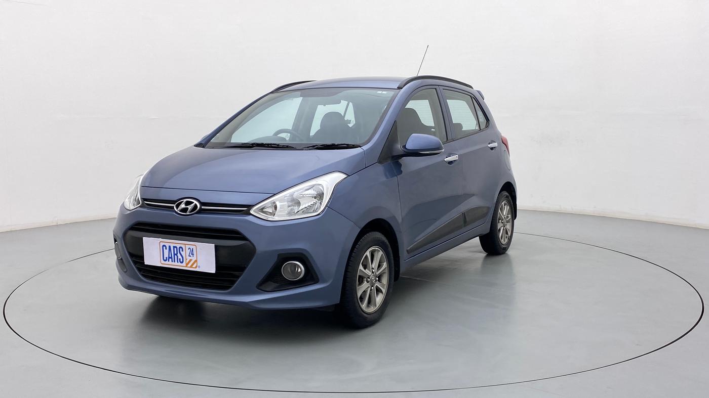 2015 Hyundai Grand i10 ASTA (O) 1.2 KAPPA VTVT, Petrol, Manual, 45,901 km, Left Front Diagonal