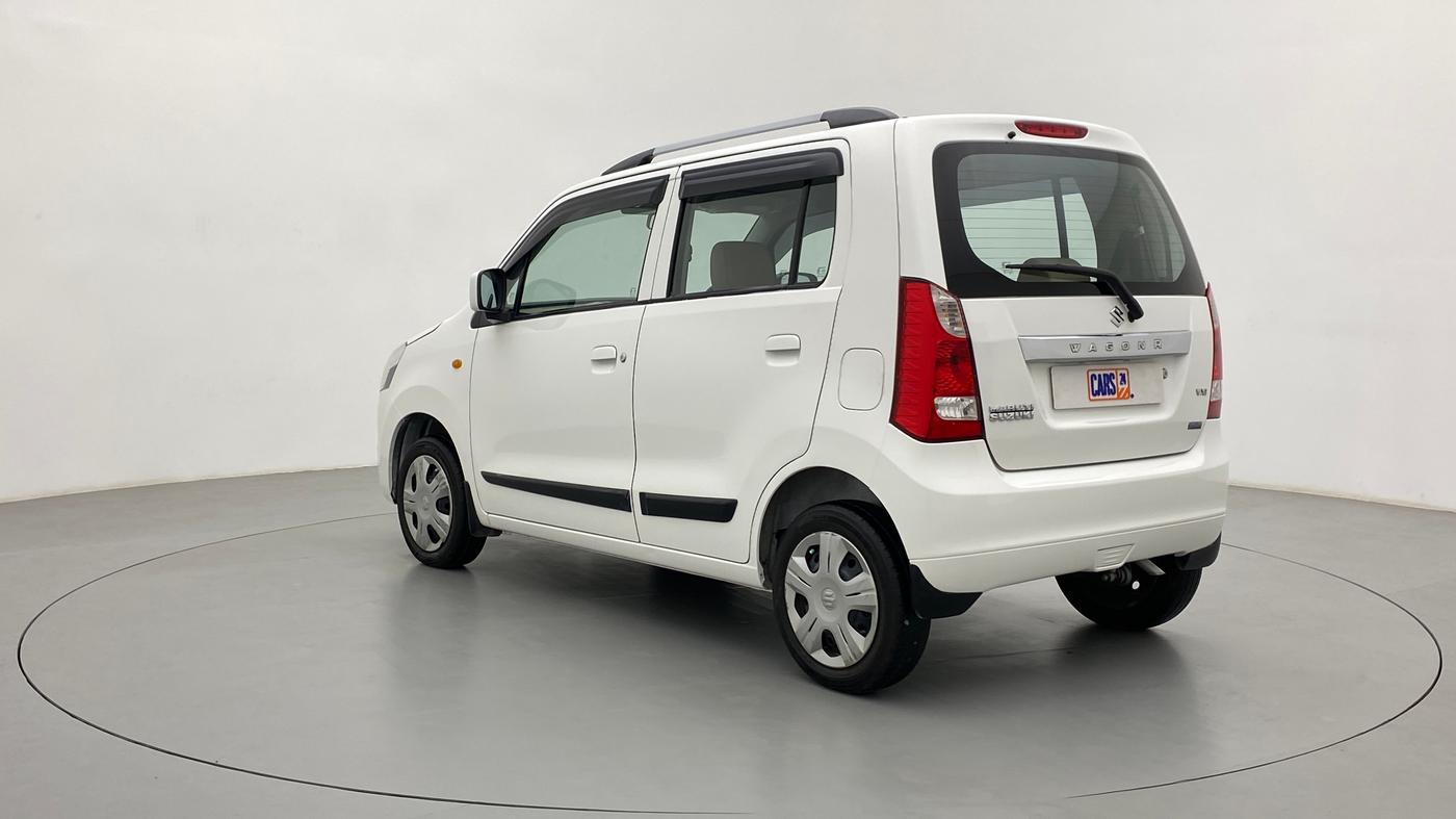 2018 Maruti Wagon R 1.0 VXI AMT, Petrol, Automatic, 49,091 km, Left Back Diagonal