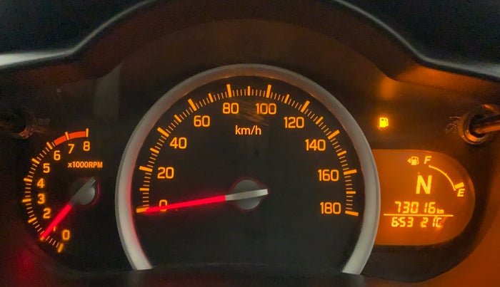 2015 Maruti Celerio VXI AMT, Petrol, Automatic, 73,222 km, Odometer Image