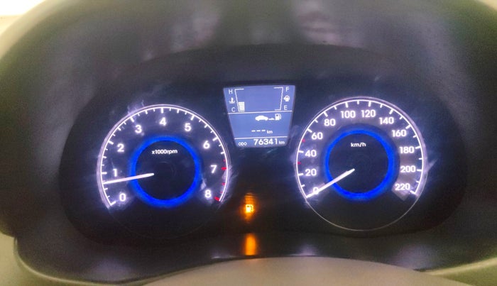 2013 Hyundai Verna FLUIDIC 1.6 VTVT SX, Petrol, Manual, 76,331 km, Odometer Image