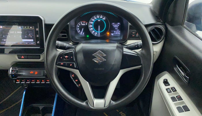 2018 Maruti IGNIS ALPHA 1.2 K12 DUAL TONE, Petrol, Manual, 59,345 km, Steering Wheel Close Up