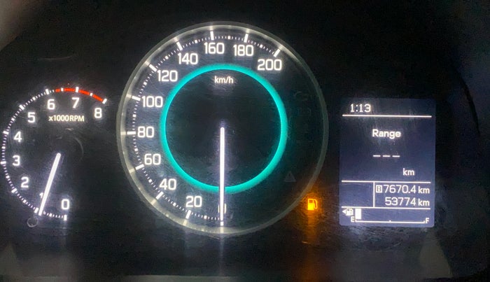 2019 Maruti IGNIS DELTA 1.2, Petrol, Manual, 53,769 km, Odometer Image