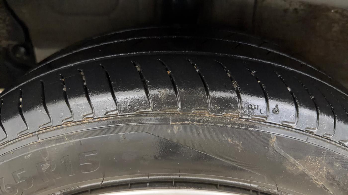 2023 Hyundai EXTER SX 1.2 CNG MT, CNG, Manual, 71,250 km, Right Rear Tyre Tread