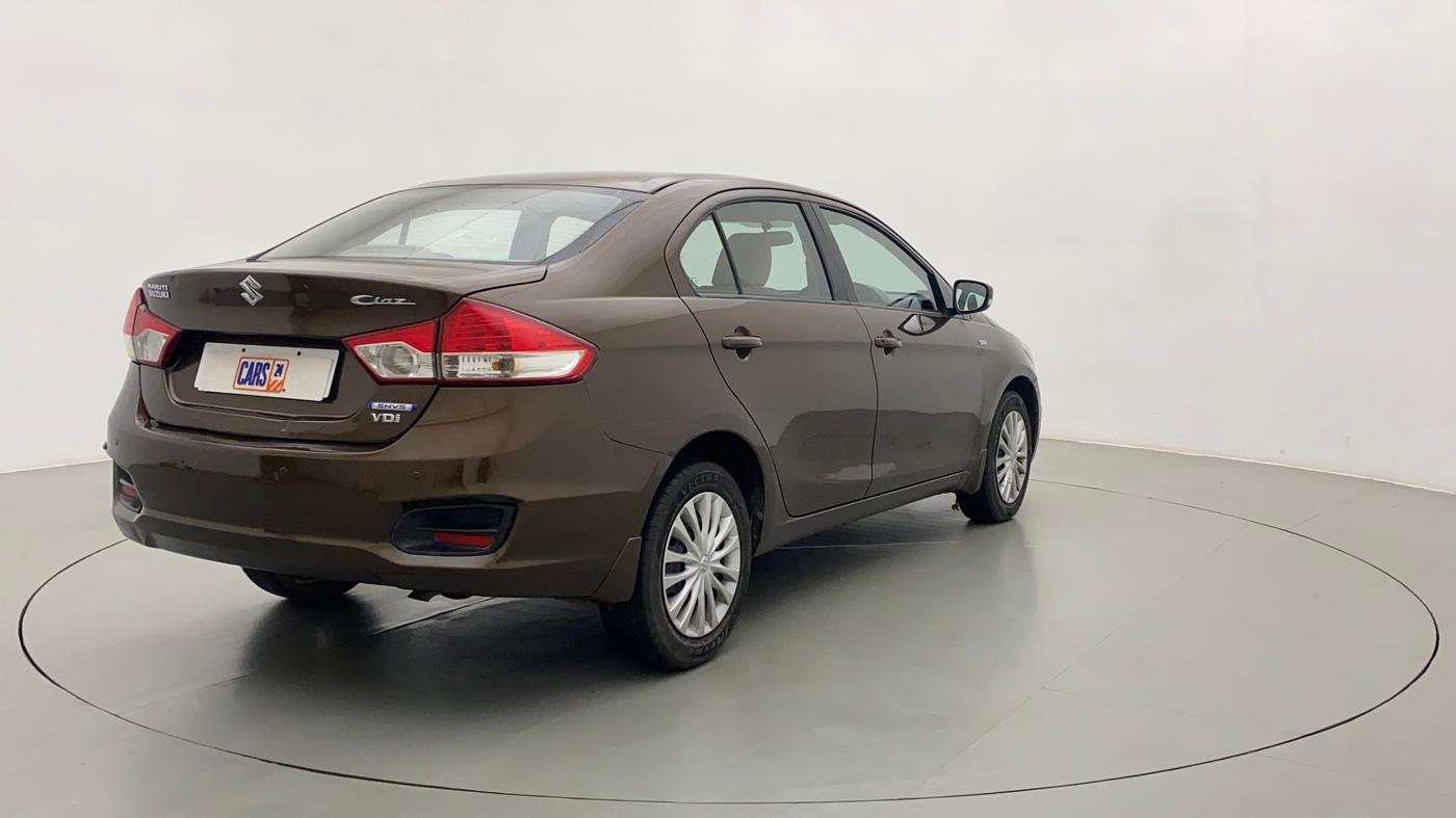 2015 Maruti Ciaz VDI SHVS, Diesel, Manual, 1,14,701 km, Right Back Diagonal