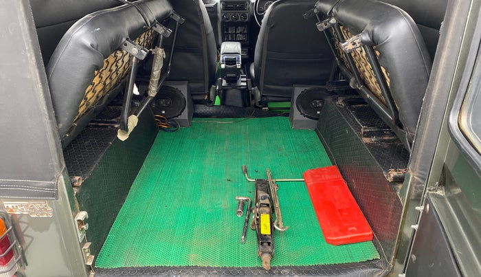 2013 Mahindra Thar CRDE 4X4 BS IV, Diesel, Manual, 71,542 km, Boot Inside