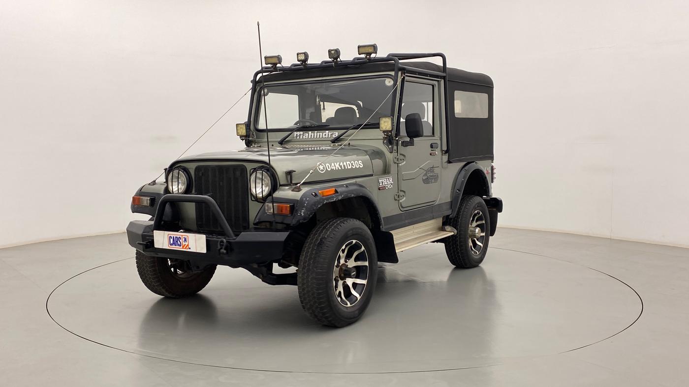 2013 Mahindra Thar CRDE 4X4 BS IV, Diesel, Manual, 71,542 km, Left Front Diagonal