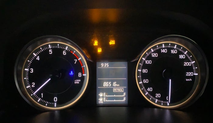 2019 Maruti Ertiga VXI CNG, CNG, Manual, 86,506 km, Odometer Image