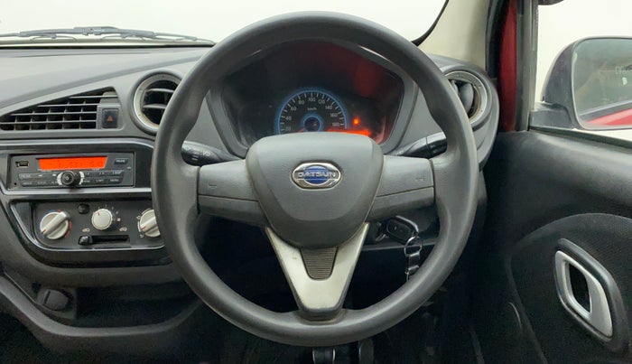 2018 Datsun Redi Go 1.0 T(O) AT, Petrol, Automatic, 66,951 km, Steering Wheel Close Up