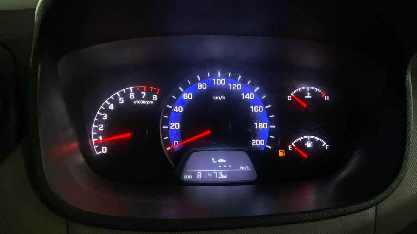 2014 Hyundai Xcent S 1.2, Petrol, Manual, 81,430 km, Odometer Image