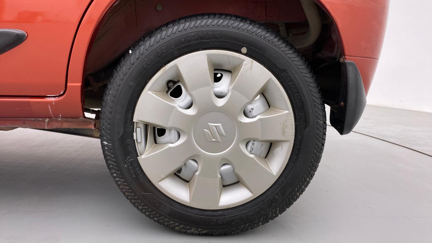 2013 Maruti Alto K10 LXI P, Petrol, Manual, 42,243 km, Left Rear Wheel